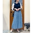 シューラルー/ドレスキップ(SHOO・LA・RUE/DRESKIP)の◆ボリューム感のあるシルエットが女性らしい！サテン ギャザー スカート45