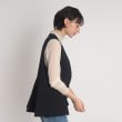 シューラルー/ドレスキップ(SHOO・LA・RUE/DRESKIP)の【セットアップ可/洗える】大人可愛く体型カバー！麻調ペプラムジレ15