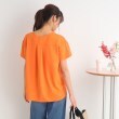 シューラルー/ドレスキップ(SHOO・LA・RUE/DRESKIP)の【2点セット】浅Vネックですっきり フレアスリーブTシャツ+ネックレス25