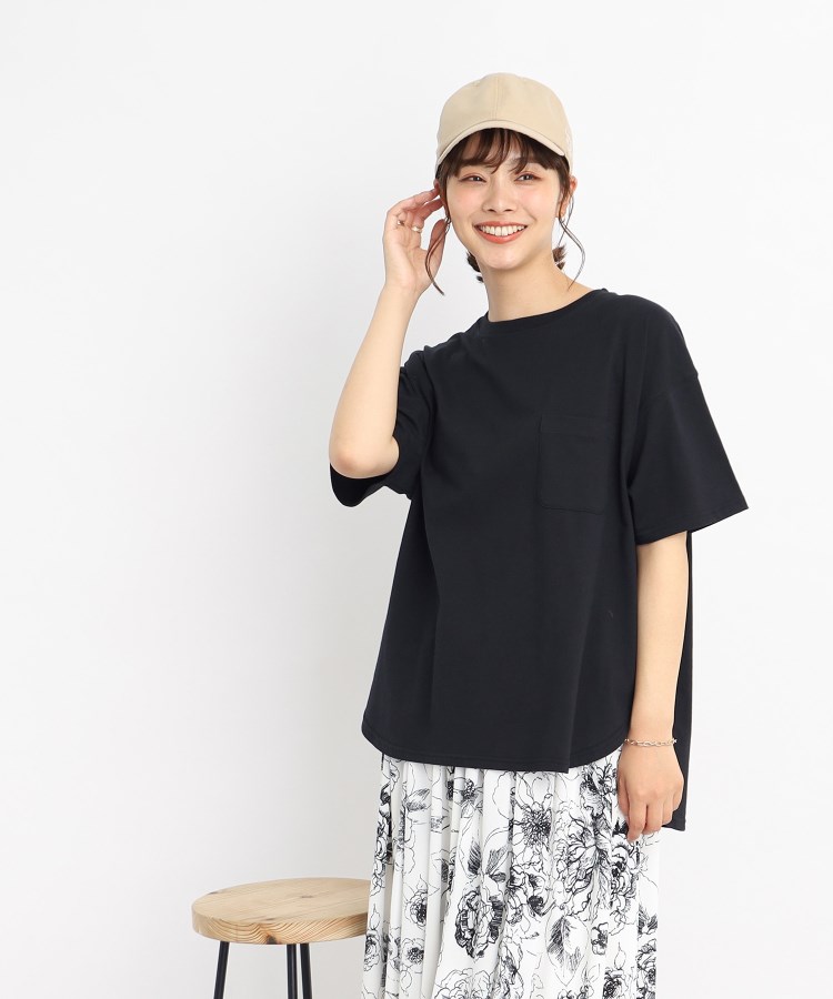 シューラルー/ドレスキップ(SHOO・LA・RUE/DRESKIP)の【USAコットン】シンプルラウンドカット ゆるTシャツ13