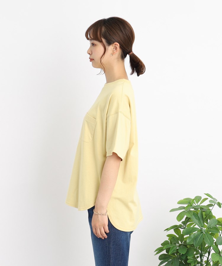 シューラルー/ドレスキップ(SHOO・LA・RUE/DRESKIP)の【USAコットン】シンプルラウンドカット ゆるTシャツ49