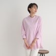 シューラルー/ドレスキップ(SHOO・LA・RUE/DRESKIP)のパール調釦でレディに魅せる バンドカラー七分袖ブラウス11