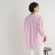 シューラルー/ドレスキップ(SHOO・LA・RUE/DRESKIP)のパール調釦でレディに魅せる バンドカラー七分袖ブラウス13