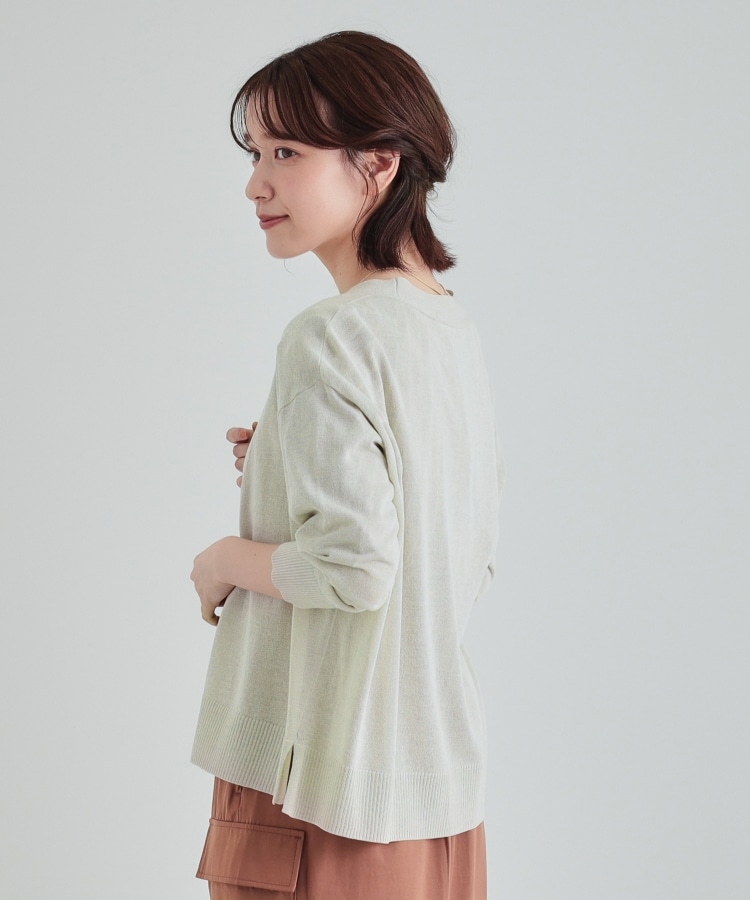 シューラルー/ドレスキップ(SHOO・LA・RUE/DRESKIP)の【高レビュー/洗える/8分袖/】大人のシアーカーディガン10