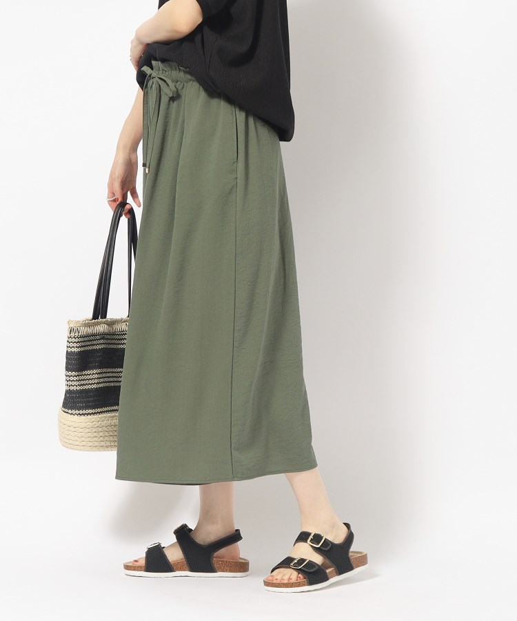 シューラルー/ドレスキップ(SHOO・LA・RUE/DRESKIP)の【洗える】低身長さんにも ウエストドロストスカーチョ2