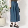 シューラルー/ドレスキップ(SHOO・LA・RUE/DRESKIP)の【洗える】低身長さんにも ウエストドロストスカーチョ ブルー(092)