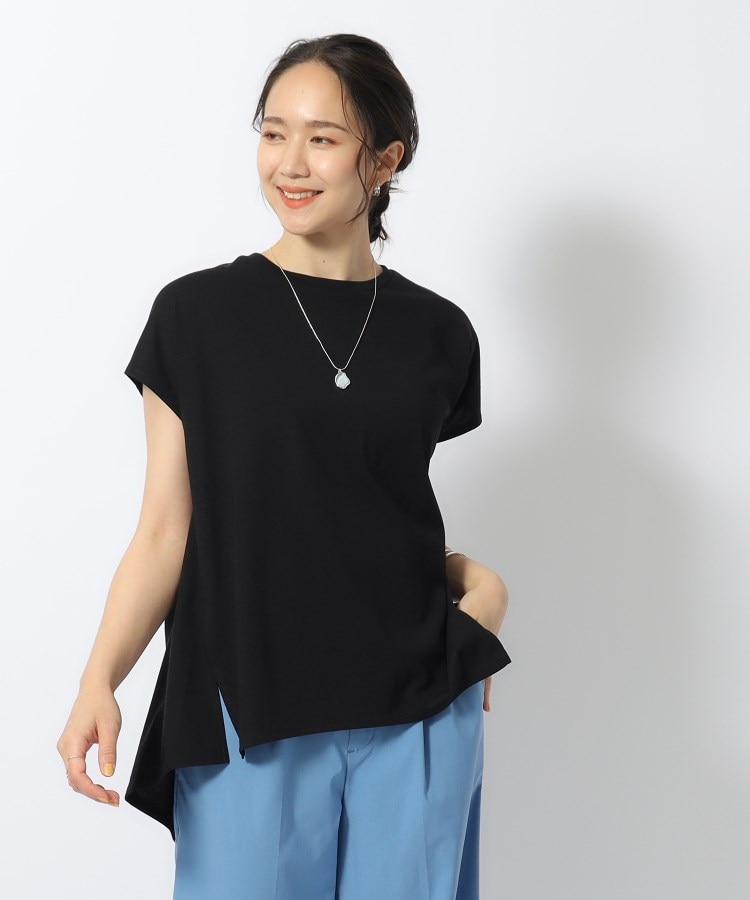シューラルー/ドレスキップ(SHOO・LA・RUE/DRESKIP)の【洗える/UV】Aライン 後ろタック フレンチトップス1