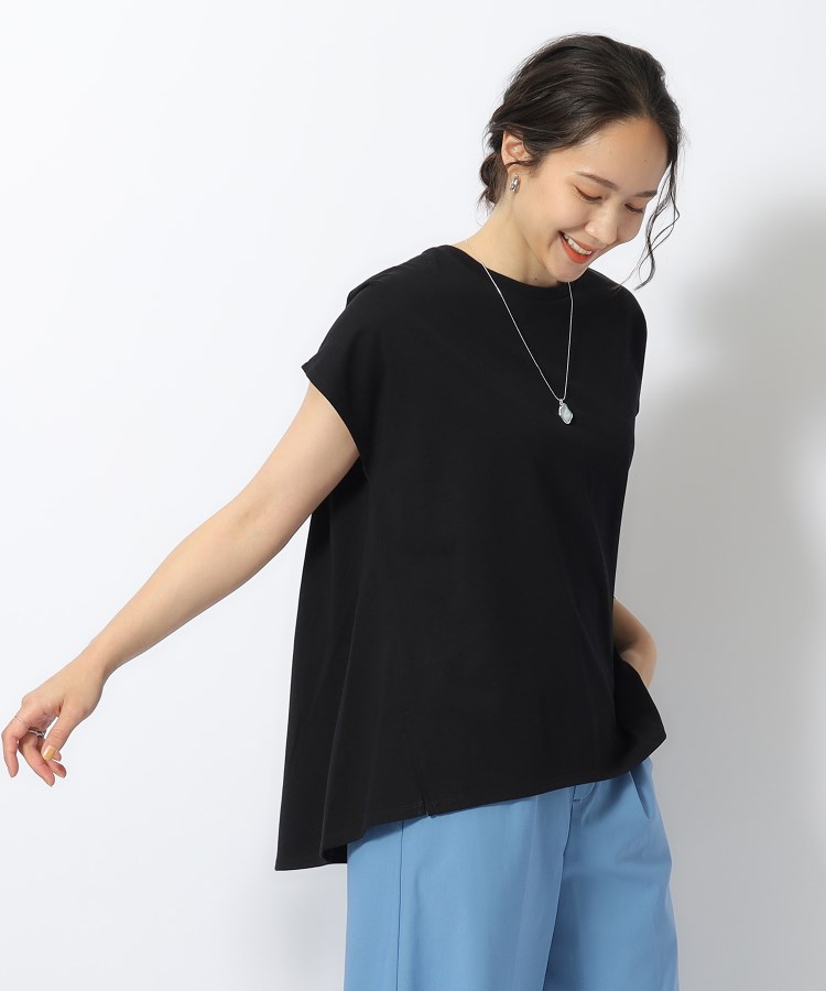 シューラルー/ドレスキップ(SHOO・LA・RUE/DRESKIP)の【洗える/UV】Aライン 後ろタック フレンチトップス2