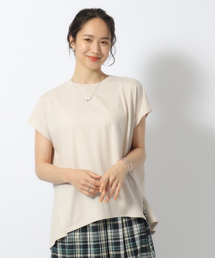 シューラルー/ドレスキップ(SHOO・LA・RUE/DRESKIP)の【洗える/UV】Aライン 後ろタック フレンチトップス9