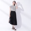 シューラルー/ドレスキップ(SHOO・LA・RUE/DRESKIP)の【UV】大人上品な 配色ステッチ フレアスカート8
