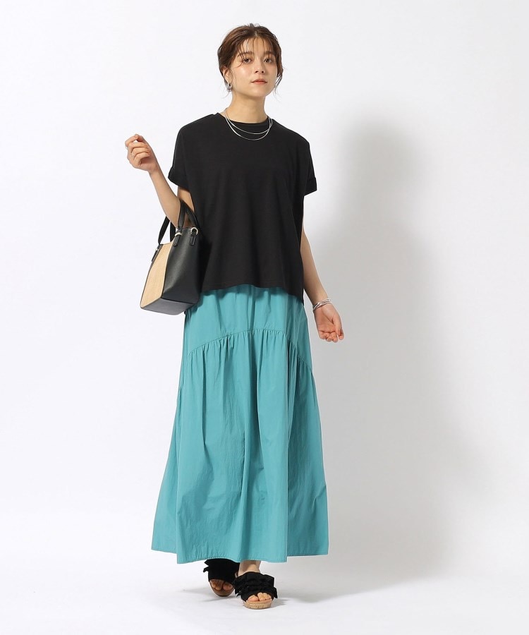 シューラルー/ドレスキップ(SHOO・LA・RUE/DRESKIP)の【洗える/UV】お袖ロールアップゆるTシャツ28