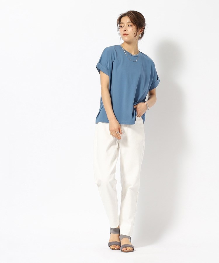シューラルー/ドレスキップ(SHOO・LA・RUE/DRESKIP)の【洗える/UV】お袖ロールアップゆるTシャツ20