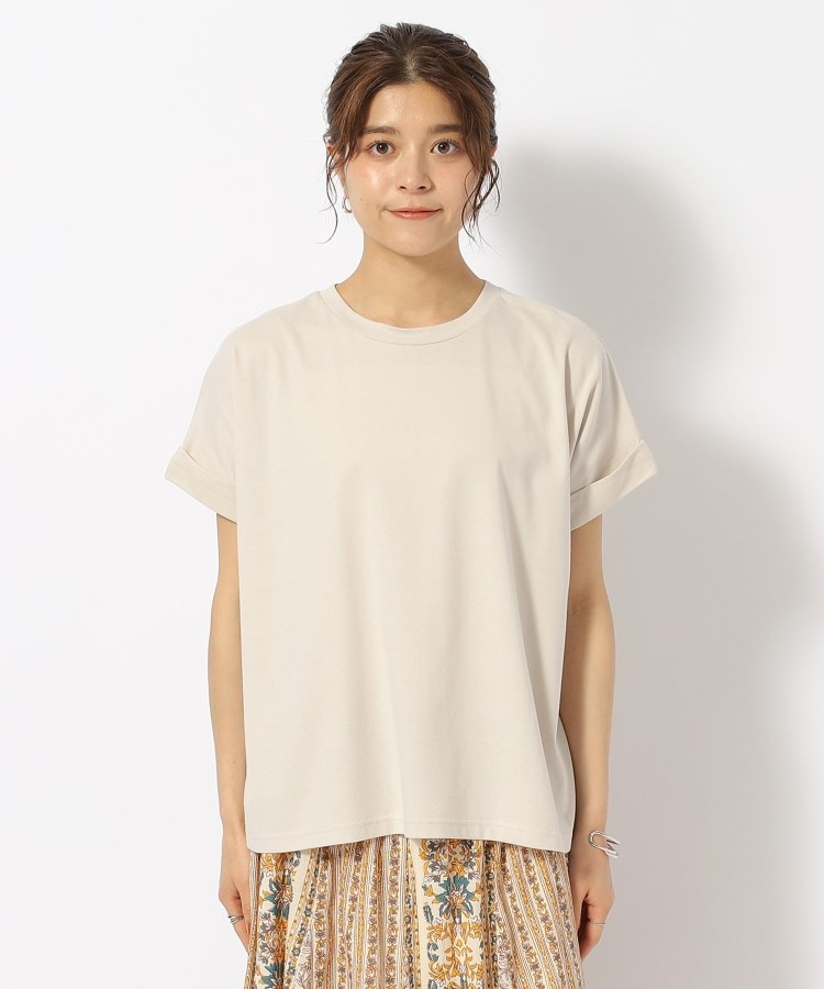 シューラルー/ドレスキップ(SHOO・LA・RUE/DRESKIP)の【洗える/UV】お袖ロールアップゆるTシャツ22