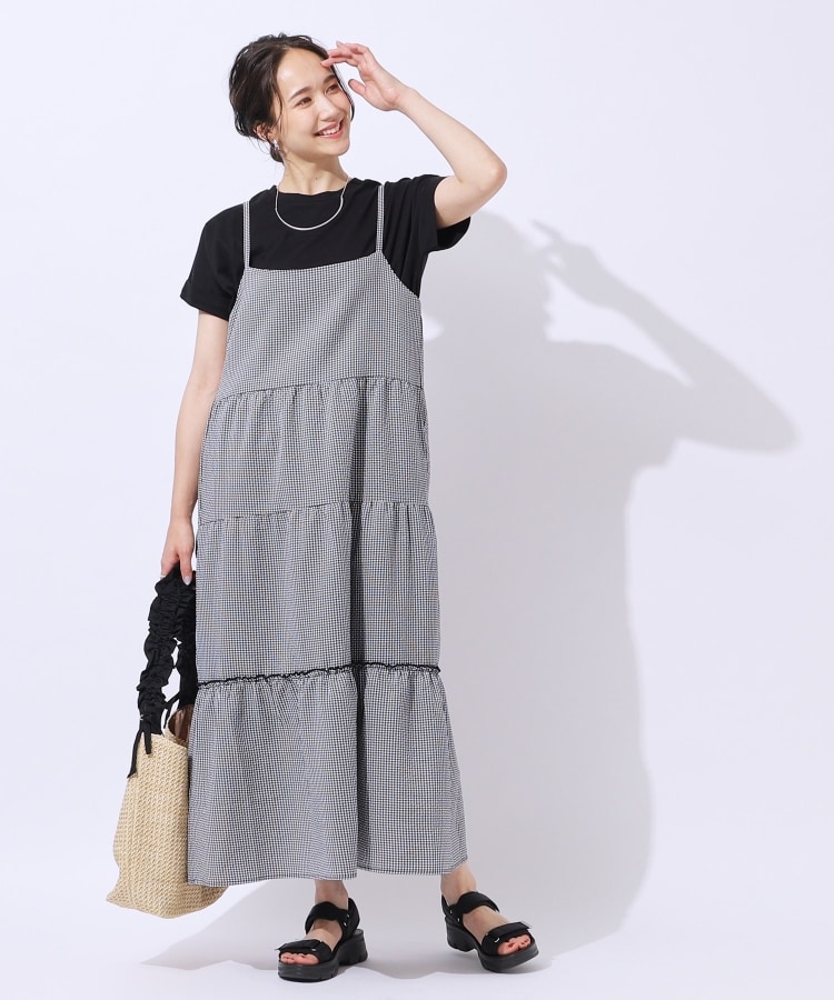 シューラルー/ドレスキップ(SHOO・LA・RUE/DRESKIP)の【洗える/UV】お袖ロールアップゆるTシャツ12