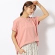 シューラルー/ドレスキップ(SHOO・LA・RUE/DRESKIP)の【洗える/UV】お袖ロールアップゆるTシャツ ピンク(072)