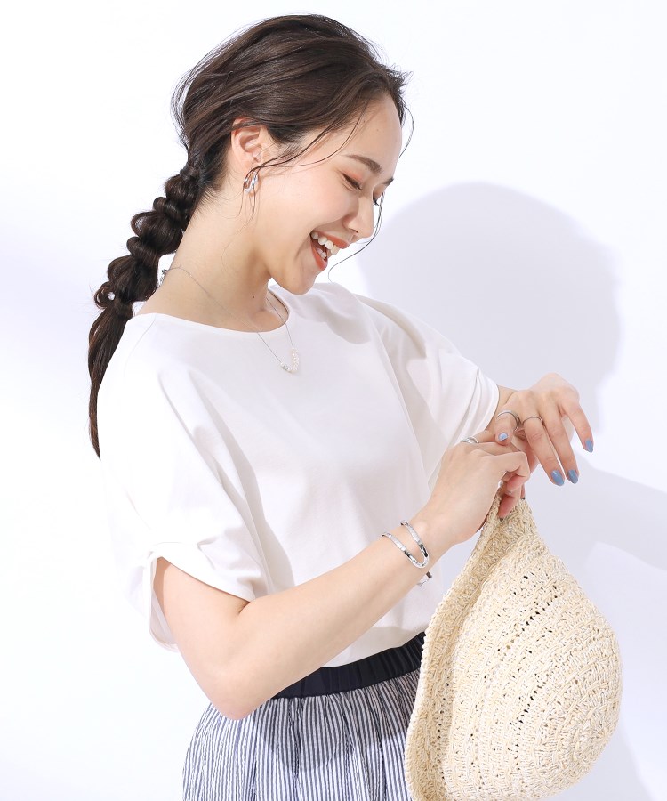 UV】大人のための お袖ツイストトップス(カットソー) | SHOO UV】大人のための お袖ツイストトップス(カットソー) | SHOO