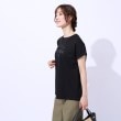 シューラルー/ドレスキップ(SHOO・LA・RUE/DRESKIP)の【洗える】USAコットン ロゴTシャツ10