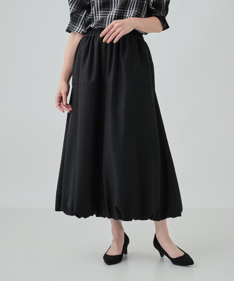 華やかスタイルが叶う バルーンフレアスカート(マキシ・ロング 華やかスタイルが叶う バルーンフレアスカート(マキシ・ロング