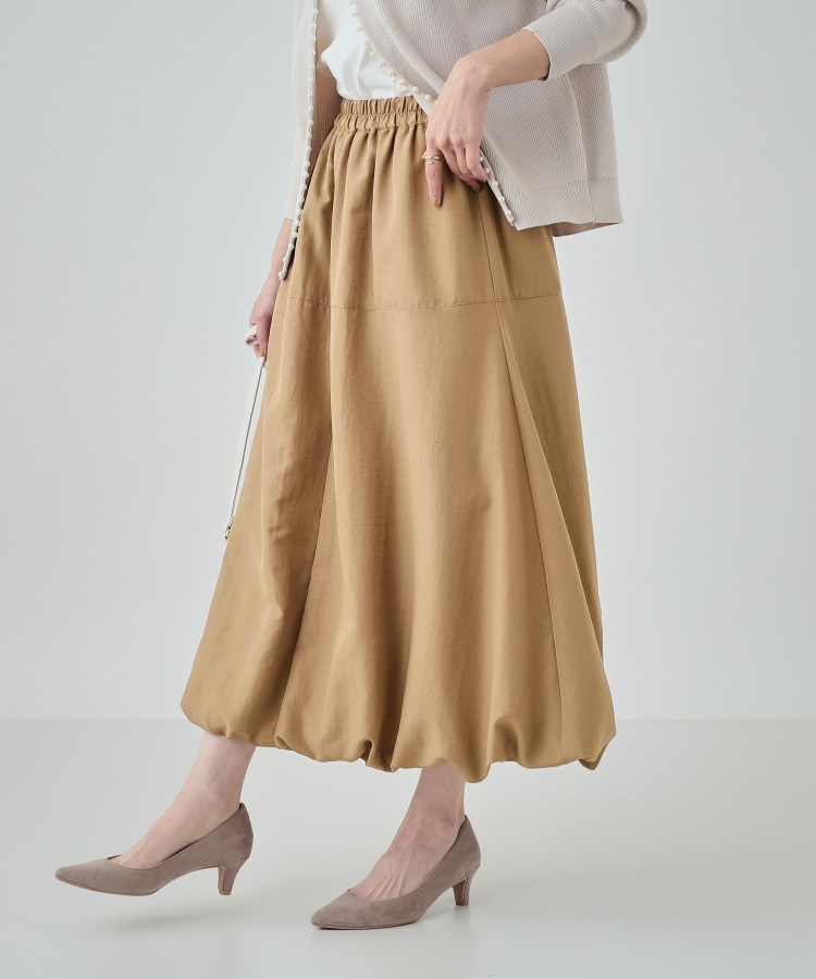 華やかスタイルが叶う バルーンフレアスカート(マキシ・ロング 華やかスタイルが叶う バルーンフレアスカート(マキシ・ロング