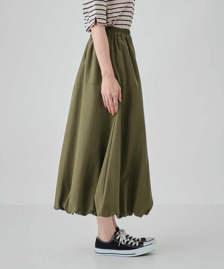 華やかスタイルが叶う バルーンフレアスカート(マキシ・ロング 華やかスタイルが叶う バルーンフレアスカート(マキシ・ロング