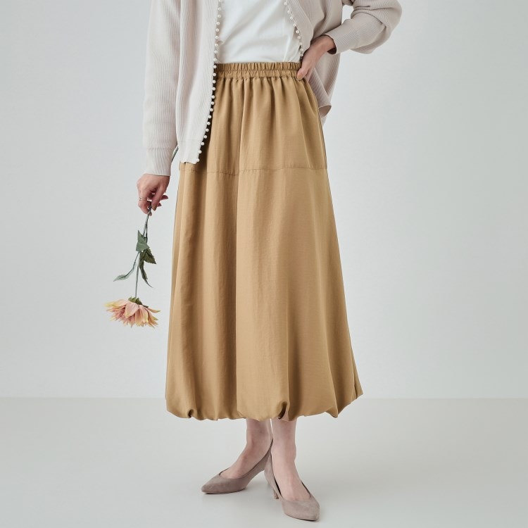 シューラルー/ドレスキップ(SHOO・LA・RUE/DRESKIP)の華やかスタイルが叶う バルーンフレアスカート マキシ・ロングスカート