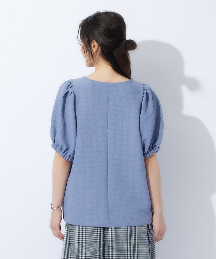 シューラルー/ドレスキップ(SHOO・LA・RUE/DRESKIP)の【洗える】1枚で大人可愛く ギャザー袖 しぼしぼブラウス24