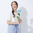 シューラルー/ドレスキップ(SHOO・LA・RUE/DRESKIP)の【洗える】1枚で大人可愛く ギャザー袖 しぼしぼブラウス14