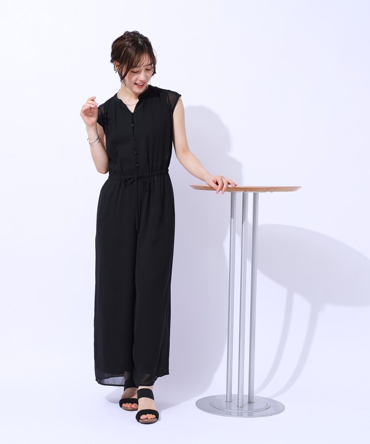 無理せずキレイ】大人の上品コーデが一枚で決まる シフォン花柄 無理せずキレイ】大人の上品コーデが一枚で決まる シフォン花柄