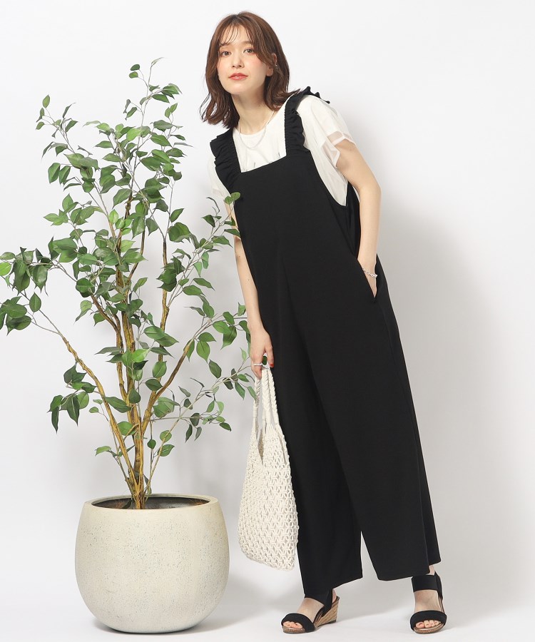 高レビュー/ロングシーズン活躍】大人のためのフリルサロペット 高レビュー/ロングシーズン活躍】大人のためのフリルサロペット