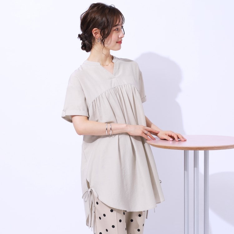 シューラルー/ドレスキップ(SHOO・LA・RUE/DRESKIP)のサイドリボンがほんのり甘い 大人のスキッパーチュニック チュニック