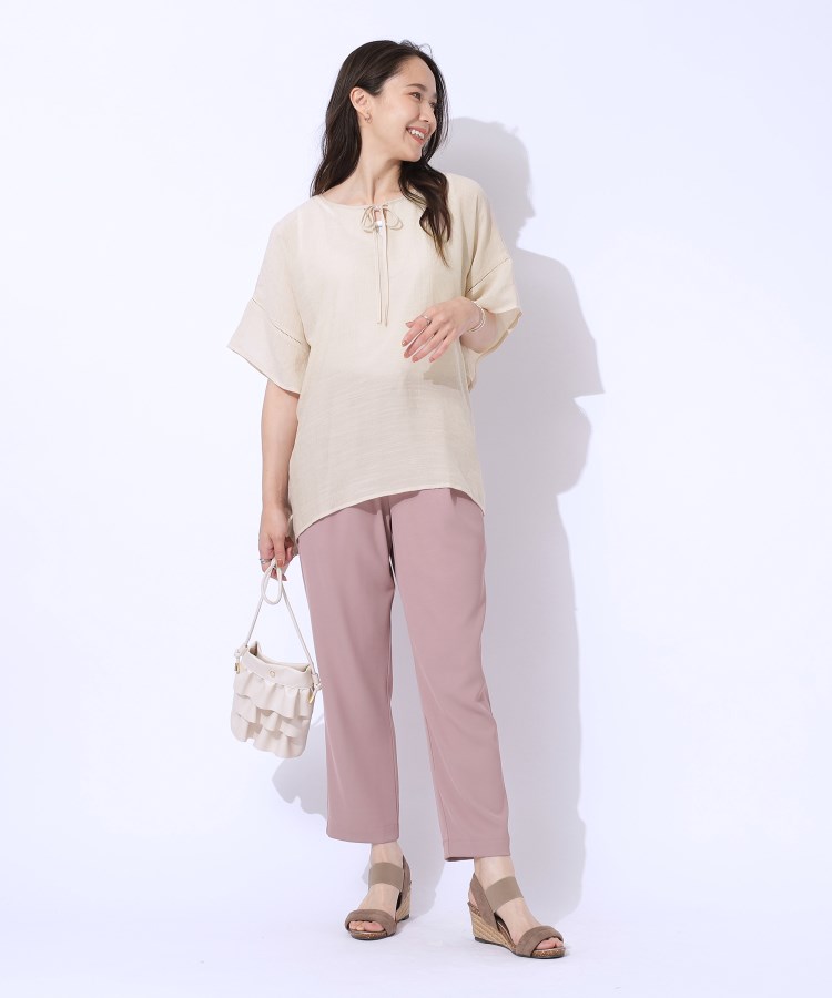 シューラルー/ドレスキップ(SHOO・LA・RUE/DRESKIP)の【2点セット】スラブポンチョ風ブラウス＋タンクトップ15