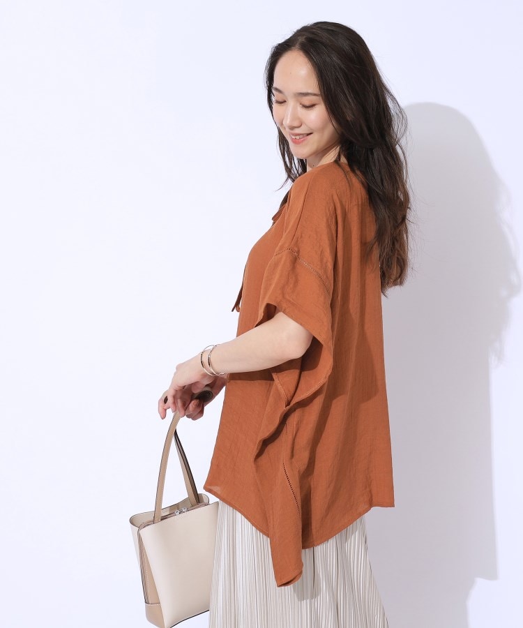 シューラルー/ドレスキップ(SHOO・LA・RUE/DRESKIP)の【2点セット】スラブポンチョ風ブラウス＋タンクトップ10