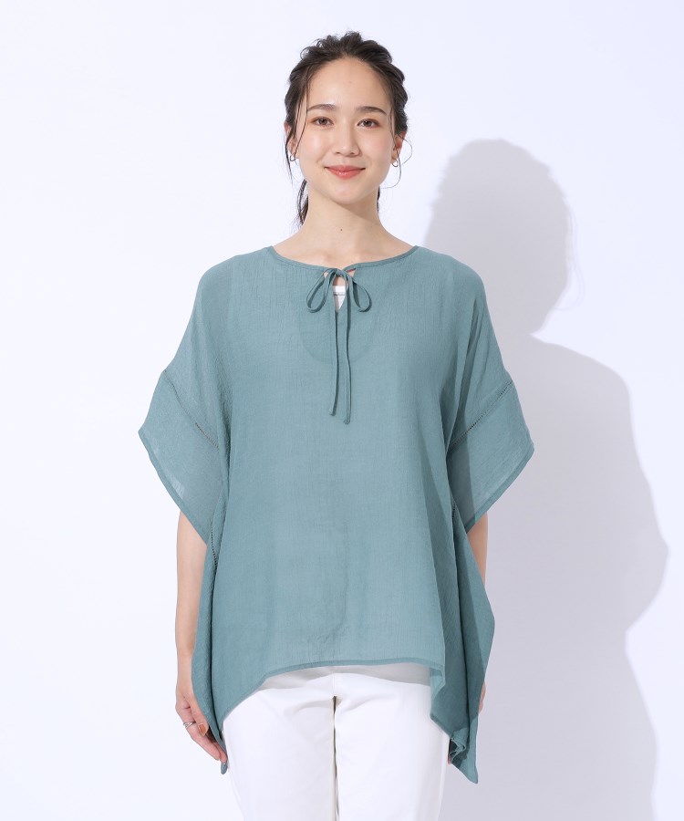 シューラルー/ドレスキップ(SHOO・LA・RUE/DRESKIP)の【2点セット】スラブポンチョ風ブラウス＋タンクトップ18