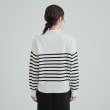 シューラルー/ドレスキップ(SHOO・LA・RUE/DRESKIP)の【高レビュー/洗える/セットアップ可】 もちもちリブ切替 肩ボタンニット33
