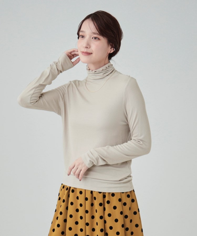 シューラルー/ドレスキップ(SHOO・LA・RUE/DRESKIP)の【高レビュー】なめらかとろみインナータートル18