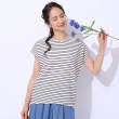 シューラルー/ドレスキップ(SHOO・LA・RUE/DRESKIP)の上品な女性らしさを演出　すっきり魅せるVネックトップス オフホワイト(303)