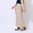 シューラルー/ドレスキップ(SHOO・LA・RUE/DRESKIP)の【高レビュー/洗える/セットアップ可】サイドベルトがアクセント 大人のためのワイドパンツ7