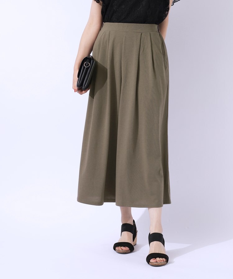 シューラルー/ドレスキップ(SHOO・LA・RUE/DRESKIP)の【洗える/セットアップ可】休日のリラックスコーデに やわらかワイドパンツ10
