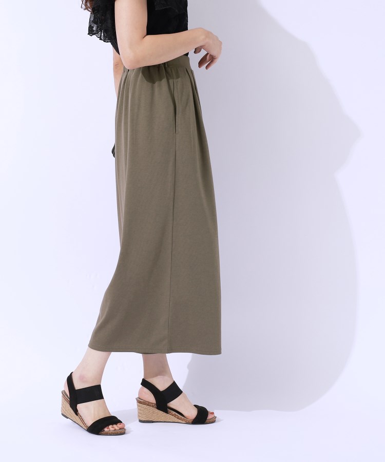 シューラルー/ドレスキップ(SHOO・LA・RUE/DRESKIP)の【洗える/セットアップ可】休日のリラックスコーデに やわらかワイドパンツ11