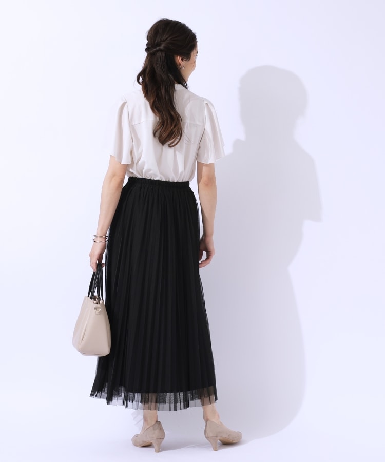 高レビュー】大人のほんのり甘めなチュールプリーツスカート 高レビュー】大人のほんのり甘めなチュールプリーツスカート