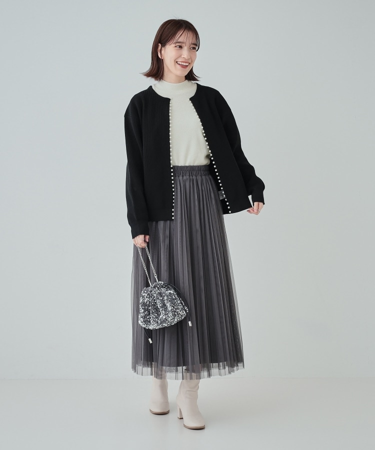 高レビュー】大人のほんのり甘めなチュールプリーツスカート 高レビュー】大人のほんのり甘めなチュールプリーツスカート