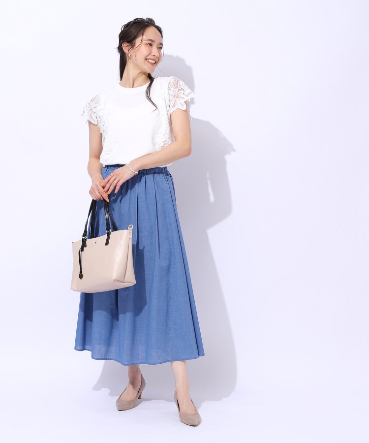 シューラルー/ドレスキップ(SHOO・LA・RUE/DRESKIP)の華やかなレース使いが目を惹く 大人のデザイントップス3