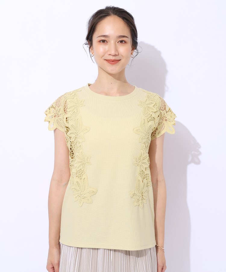 シューラルー/ドレスキップ(SHOO・LA・RUE/DRESKIP)の華やかなレース使いが目を惹く 大人のデザイントップス17