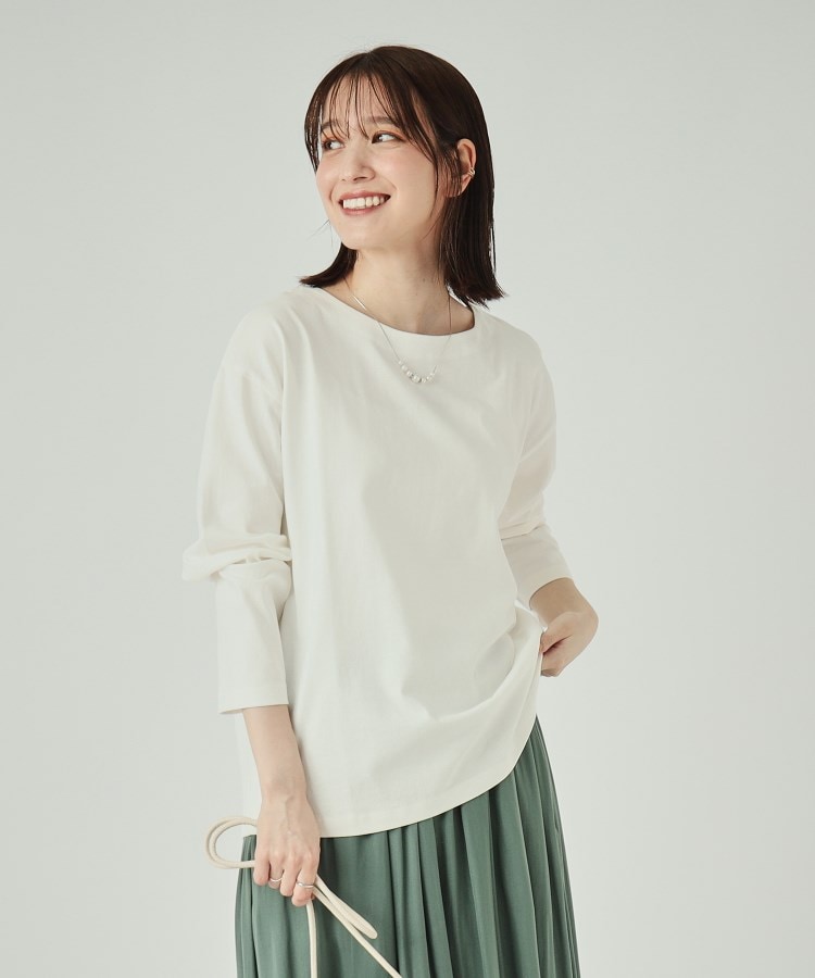 シューラルー/ドレスキップ(SHOO・LA・RUE/DRESKIP)の【洗える】抜け感ある着こなしに ドロップショルダーゆるロンT17