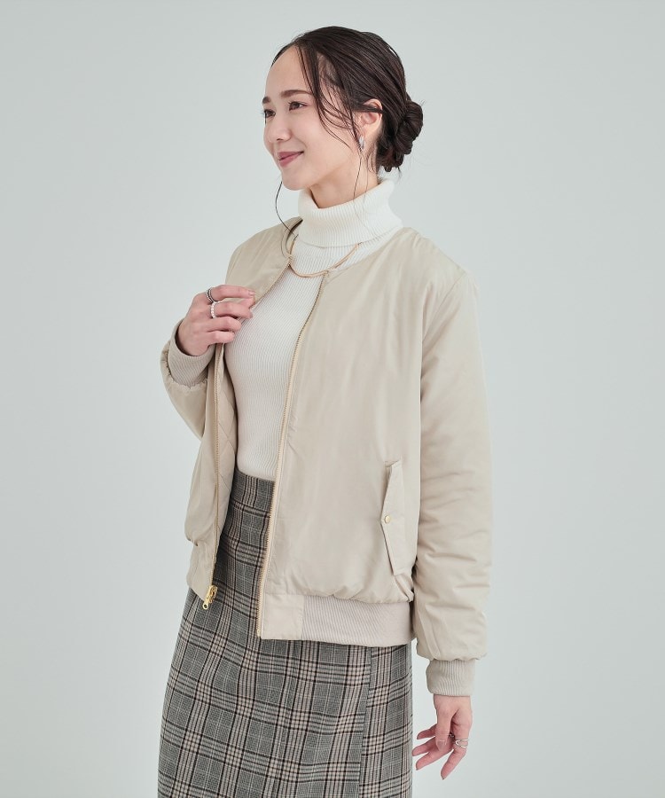 高レビュー/リバーシブル】大人のための キルトノーカラー