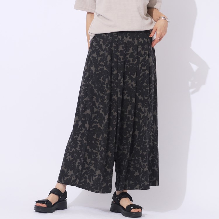 シューラルー/ドレスキップ(SHOO・LA・RUE/DRESKIP)の【UV】さらさらリラクシーガウチョパンツ 6～9分丈パンツ