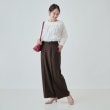 シューラルー/ドレスキップ(SHOO・LA・RUE/DRESKIP)の【高レビュー/洗える】大人のきれいめスタイルに ウールフィールワイドパンツ30