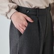 シューラルー/ドレスキップ(SHOO・LA・RUE/DRESKIP)の【高レビュー/洗える】大人のきれいめスタイルに ウールフィールワイドパンツ45