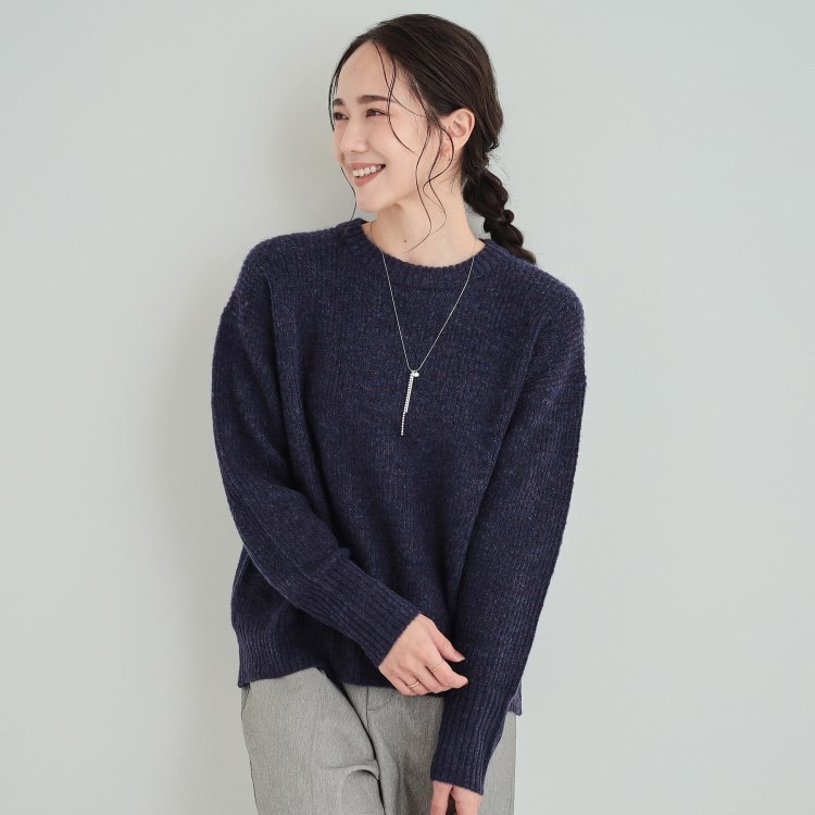 シューラルー/ドレスキップ(SHOO・LA・RUE/DRESKIP)の【高レビュー】大人フェミニン ふわふわ畦編み ゆるニット ニット/セーター