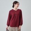 シューラルー/ドレスキップ(SHOO・LA・RUE/DRESKIP)の【2点セット】大人の上品シルエット アクセサリー付き お袖切替トップス1
